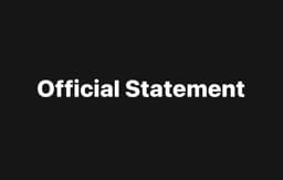 Official Statement