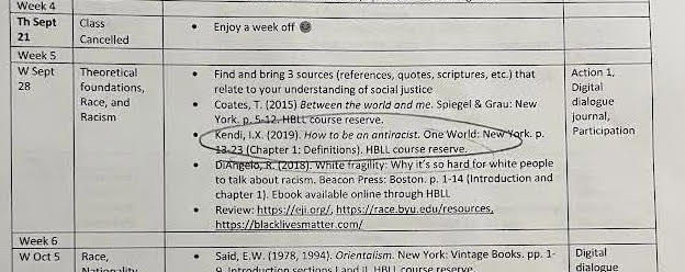 BYU Classes Teach Ibram Kendi While he has Called Religious Missionary Work Racist