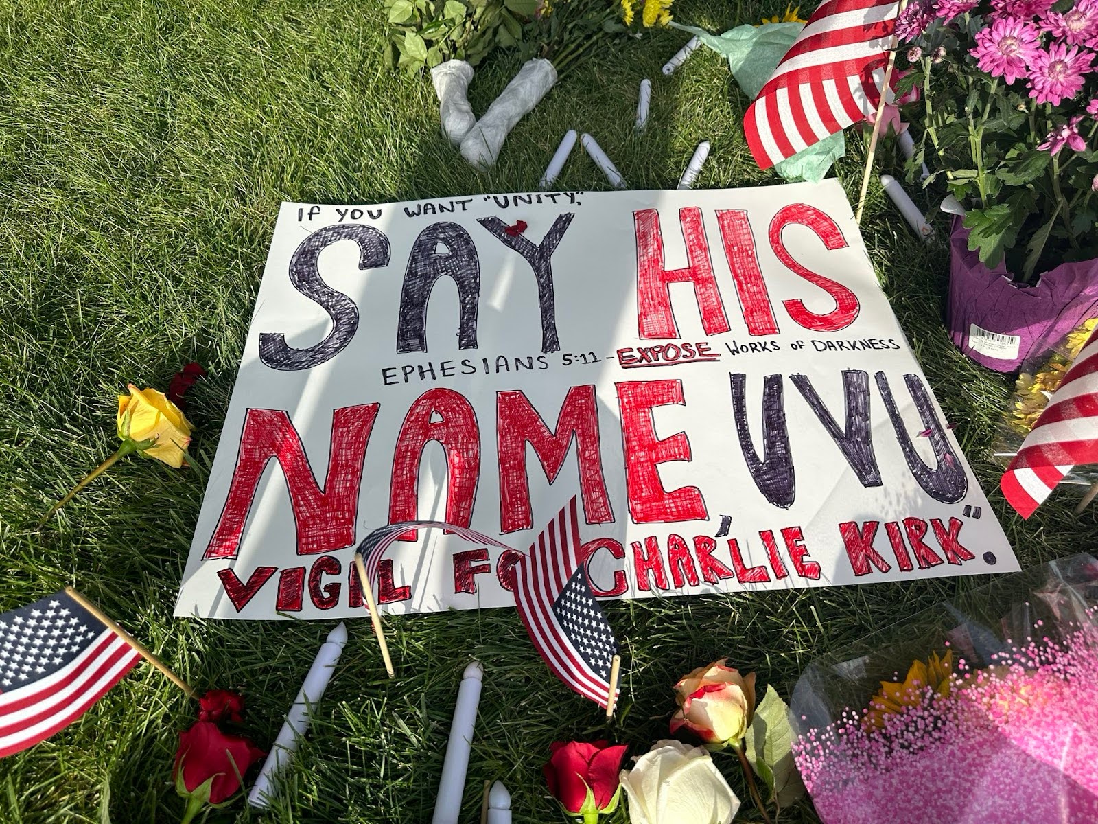 Say His Name: UVU’s Hollow Vigil for Kirk’s Assassination