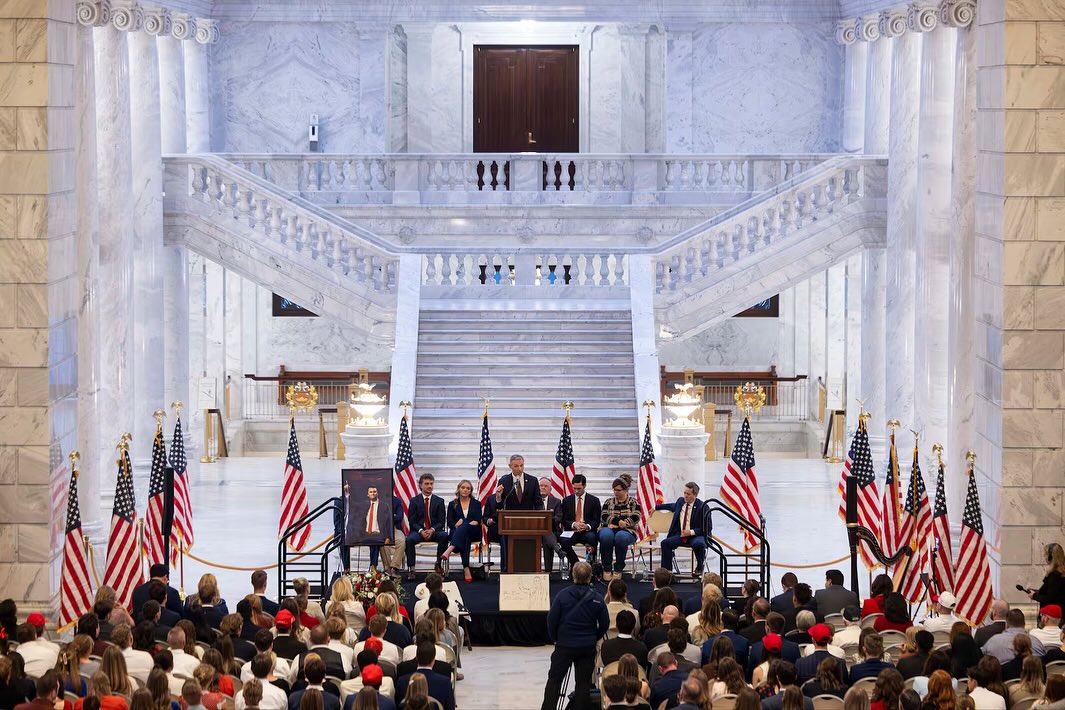 Young Utahns Celebrate Charlie Kirk's Birthday at State Capitol
