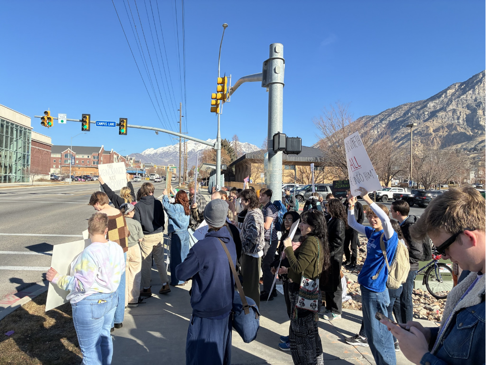 BYUSA Presidential Candidate Leads Student Protest Against ICE